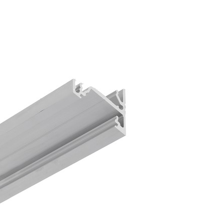 1m aluprofil CORNER14 EE7F/TY - Obearbetad aluminium, hörn, LED-skena