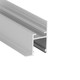 2m aluprofil FRAME14 BC/Q - Anodiserad, inbyggnad, LED-skena