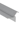 2m aluprofil GLOW12 DOWN A1C - Obehandlad aluminium, inspackling, LED-skena