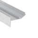 1m aluprofil GLOW12 UP A1C - Obehandlad aluminium, infällning, LED skena