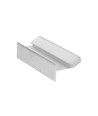 2m aluprofil GLOW12 UP A1C - Obehandlad aluminium, ispackling, LED-skena
