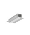 1m aluminiumprofil LINEA-IN20 TRIMLESS EE7F - Anodiserad, infällning, LED-skena