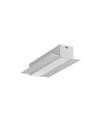1m aluminiumprofil LINEA-IN20 TRIMLESS EE7F - Anodiserad, infällning, LED-skena