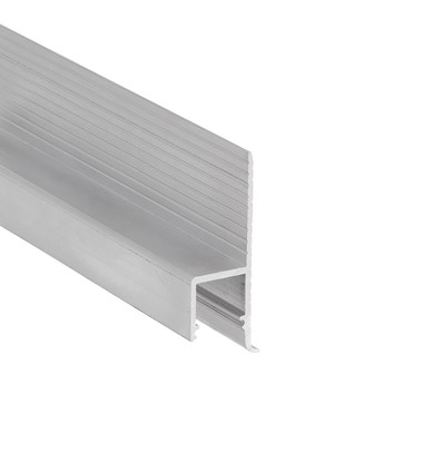 2m aluprofil OMNI10 AC2 - Obehandlad aluminium, insparkling, LED-skena