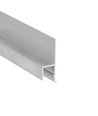 2m aluprofil OMNI10 AC2 - Obehandlad aluminium, insparkling, LED-skena