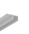 2m aluprofil PLANE14 SIDE BC3 - Obearbetad aluminium, inbyggnad, LED-skena