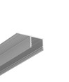2m aluprofil PLANE14 SIDE BC3 - Anodiserad, infräsning, LED-skena