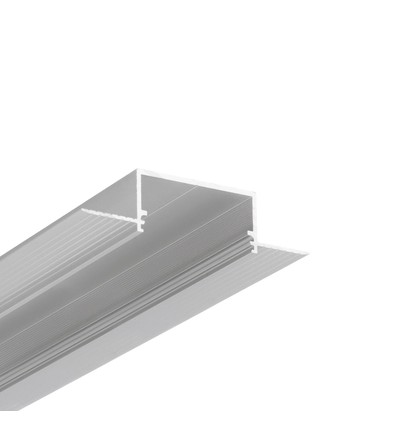1m aluminiumprofil VARIO30-04 ACDE-9 - Anodiserad, inbyggnad, LED-skena