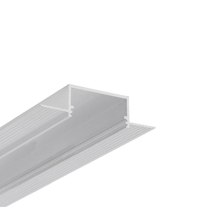 2m aluminiumprofil VARIO30-04 ACDE-9 - Obelagd aluminium, inbyggnad, LED-skena