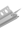 1m aluprofil UNI-TILE12 270DEG C PLUS - Anodiserad, kakelprofil, LED skena