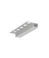 2m aluminiumprofil UNI-TILE12 180DEG C PLUS - Anodiserad, kakelprofil, LED-skena