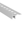 1m aluprofil UP-TILE10 A - Anodiserad, kakelprofil, LED-skena