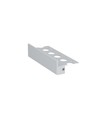 1m aluprofil UP-TILE10 A - Anodiserad, kakelprofil, LED-skena