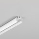 2m aluminiumprofil PEN12 CJ - Vitlackad