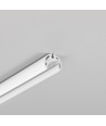 2m aluminiumprofil PEN12 CJ - Vitlackad