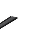 2m aluminiumprofil FIX16 - Svart anodiserad