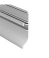 1m aluprofil SKIRT10 AC2/Q9 - Anodiserad