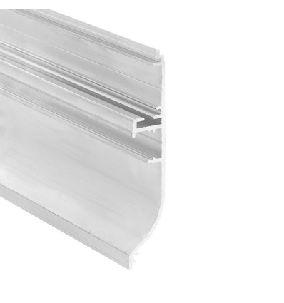 1m aluprofil SKIRT10 AC2/Q9 - Obehandlad aluminium