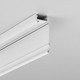 2m aluprofil WALLE12 BCD - Vitlackerad