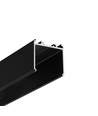 1m profil för strömtillförsel VARIO30-08 - Svart anodiserad