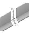 1m avslutningsprofil BASE - Anodiserad