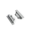 ändstycke GROOVE14 GEN2 SQ - Med hål, silverfärgad