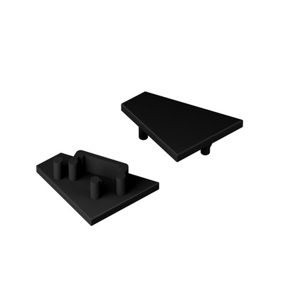 ändstycke CORNER12.V2 - Svart