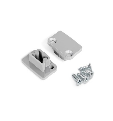 ändstycke FLOOR8 - Silverfärgad