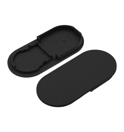 1 st. ändstycke NAMI23-D9 - Svart