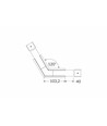 Profilsamlare VARIO30-07 120DEG - Anodiserad
