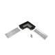 Profilsamlare GROOVE14 90DEG - Svart anodiserad