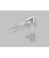 Profilkopplare LINEA20 60GRAD - Vit lackerad