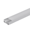 Aluminiumprofil Flat till LED-strips, 2 meter lång