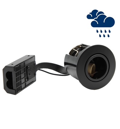 LEDlife downlight Inno88 Utomhusbruk - GU10, Svart, IP44, godkänd i isolering