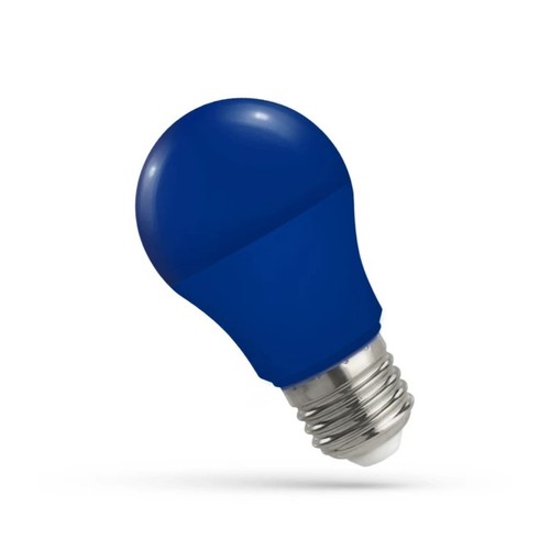 E27 4,9W Blå LED-lampa - A50, frostad