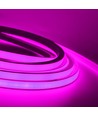 5m AnyCut Neon Flex 10x10 Lila/Pink LED strip - 8W/m, 12V, Ingen klippavstånd