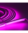 5m AnyCut Neon Flex 10x10 Lila/Pink LED strip - 8W/m, 12V, Ingen klippavstånd