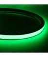 5m AnyCut Neon Flex 10x10 Grön LED strip - 8W/m, 12V, Ingen klippavstånd