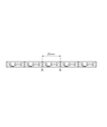 5m 11000K, 12V 9,6W/m LED strip - Extra kall, 120 LED per meter