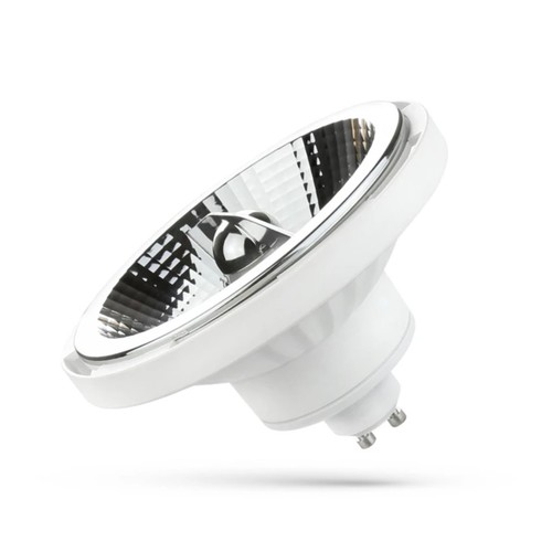 GU10 10W dimbar vit LED-spot - AR111, 20°, 3000K