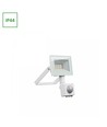 Noctis Lux 4 strålkastare 10W - kallvitt, 230V, IP44, 94x150x53mm, vit, PIR-sensor
