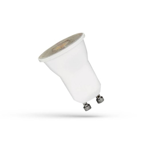 Spectrum 2W LED Mini GU10 - Ø35mm, med lins, mini MR11/GU10, 230V