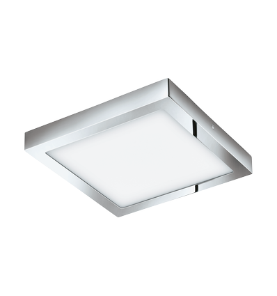 Outlet: EGLO Fueva Connect Wifi/BT Loft Lampe 21W 300x300 mm I Krom