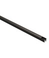 Ljus för akustikpanel, 240 cm, svart - Komplett set med aluprofil och COB LED-strip