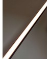 Ljus för akustikpanel, 240 cm, svart - Komplett set med aluprofil och COB LED-strip