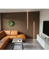 Ljus för akustikpanel, 240 cm, svart - Komplett set med aluprofil och COB LED-strip