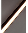 Ljus till akustikpanel, 240cm, svart - Komplett set med aluprofil och CCT LED strip