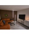 Ljus till akustikpanel, 240cm, svart - Komplett set med aluprofil och CCT LED strip