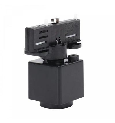 SPS2 Adapter Slim - 3-fas, med vägguttag, svart, Spectrum
