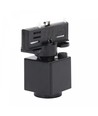 SPS2 Adapter Slim - 3-fas, med vägguttag, svart, Spectrum